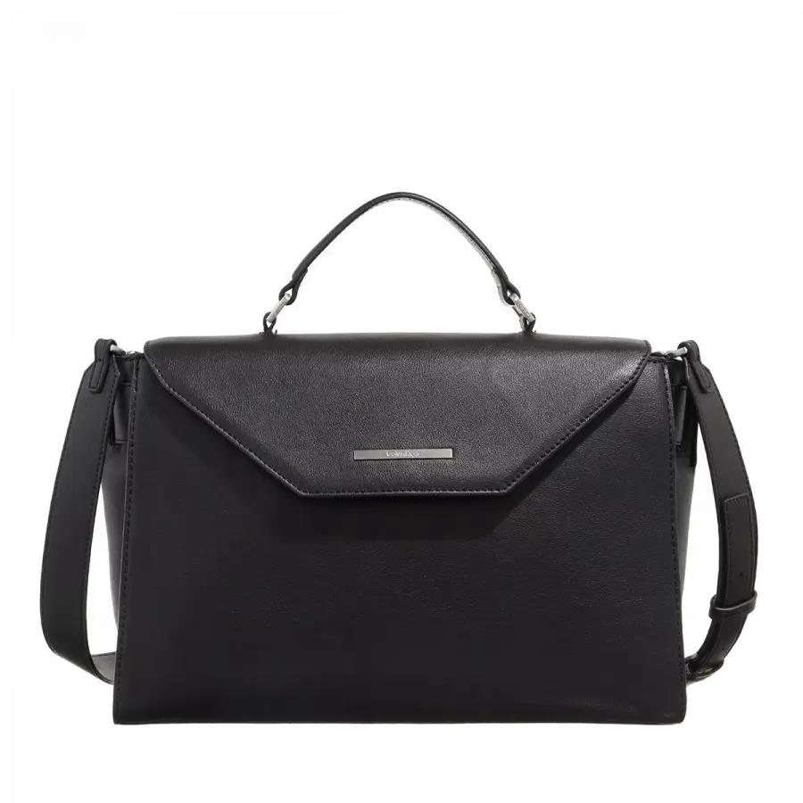 Calvin Klein - Calvin Klein Handle Bags Kunstleder Black - schwarz