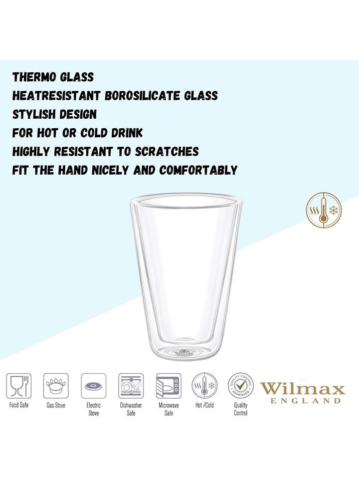 Wilmax Glas in Transparent - 250 ml günstig kaufen onesize