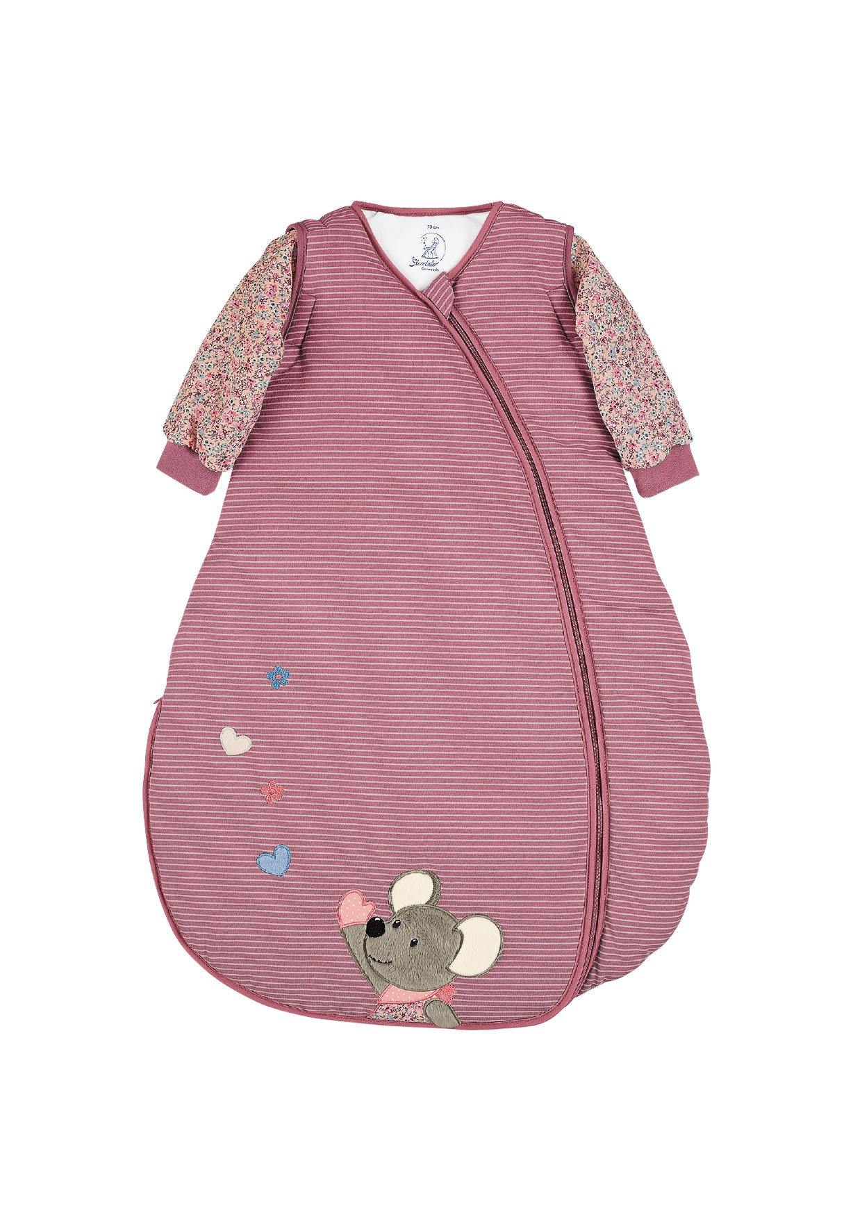 Schlafsack 70cm Maus Mabel mit abnehmbaren Ärmeln