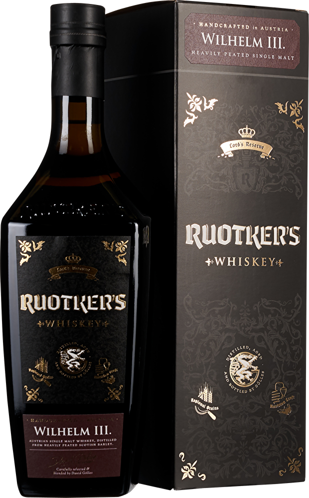 David Gölles Single Malt Whisky Ruotkers Wilhelm III. 0,7 Liter im Geschenkkarton