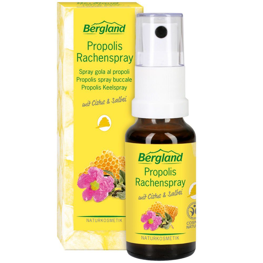Bergland-Pharma GmbH & Co. KG Mundwasser, Propolis Rachenspray bio, 20 ml