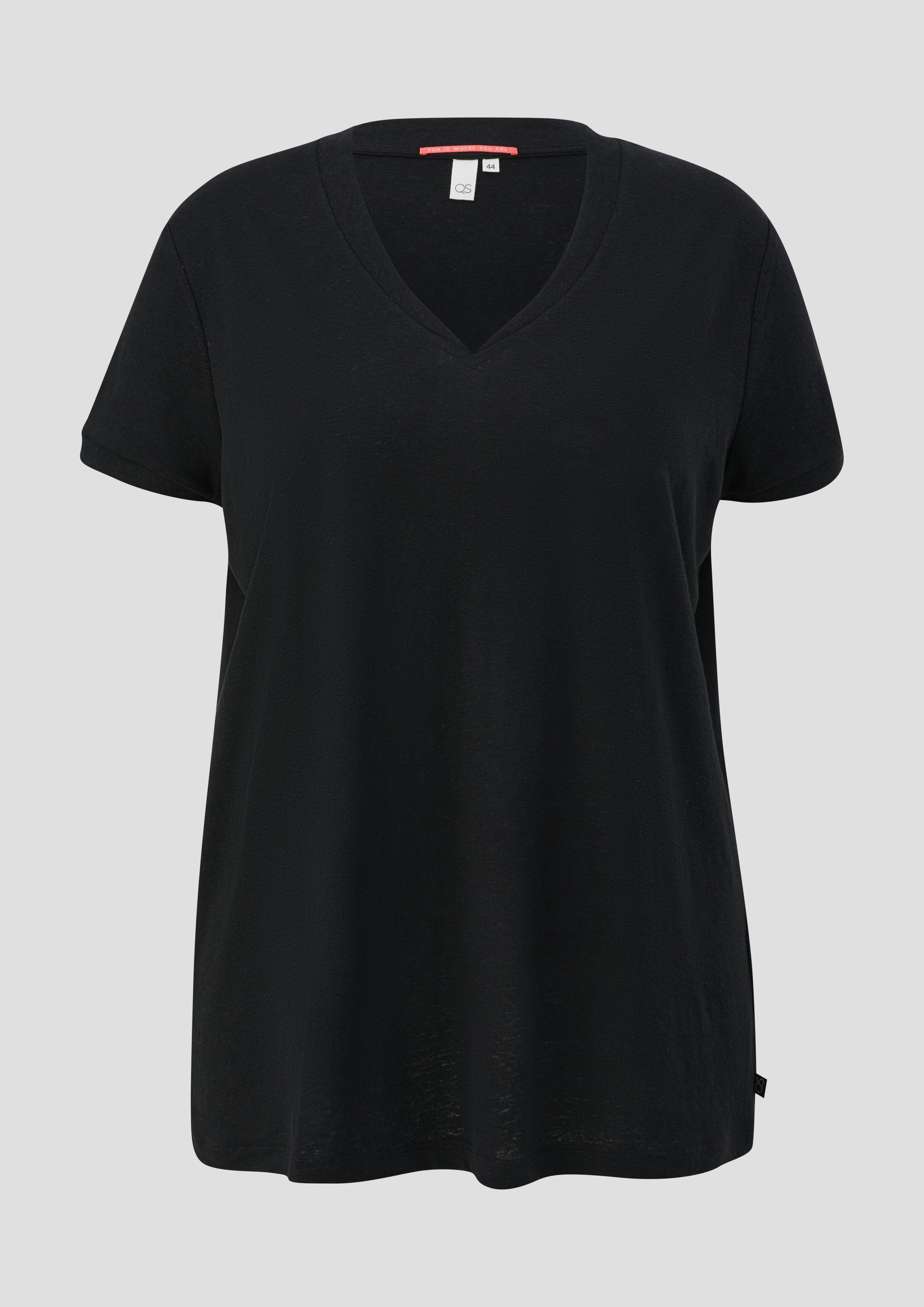 T-Shirt aus Leinenmix  2151440-9999