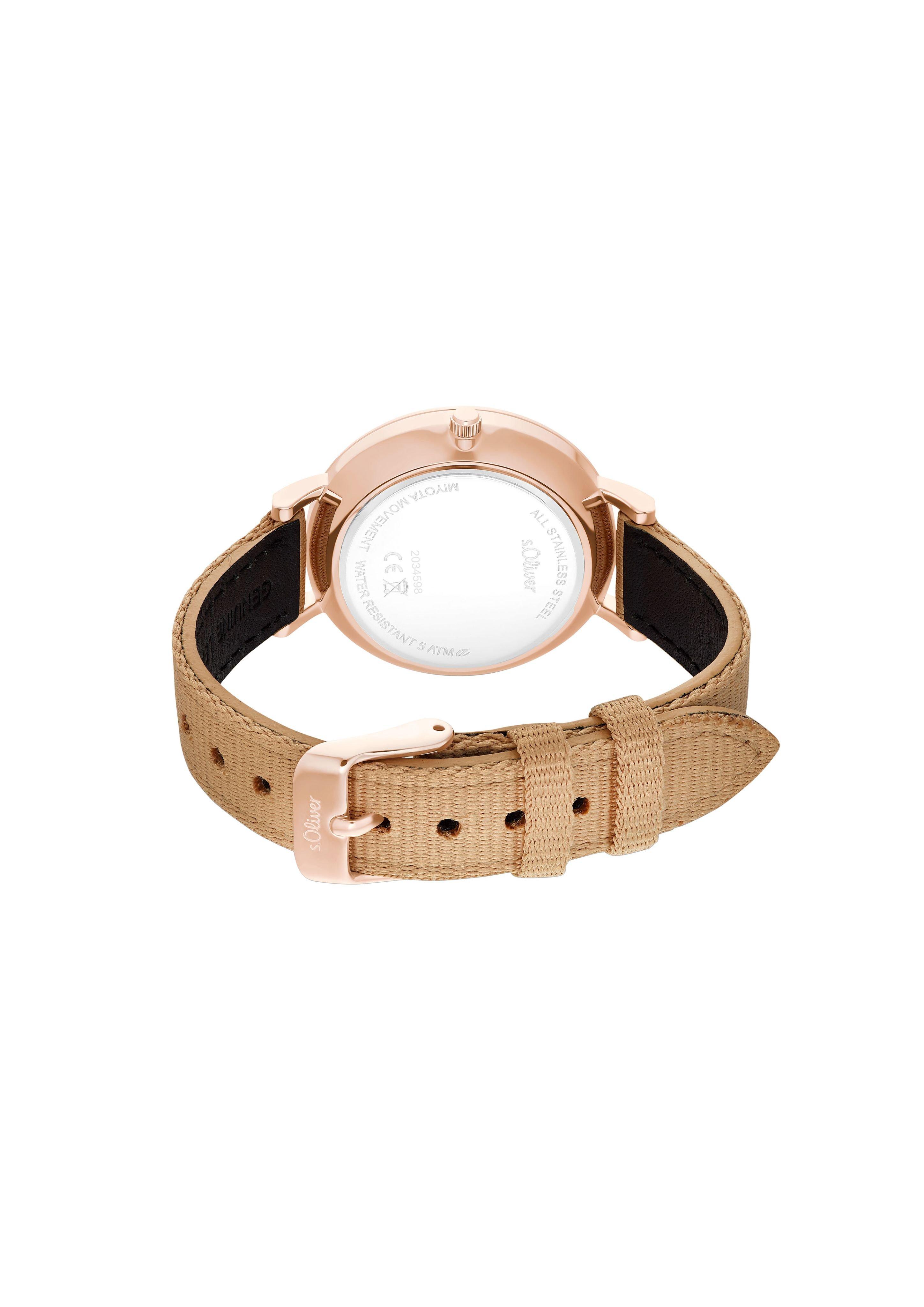 Uhr in Holz-Optik  6007218-44B0