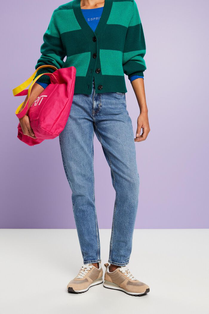 Retro-Classic-Jeans mit mittlerer Bundhöhe