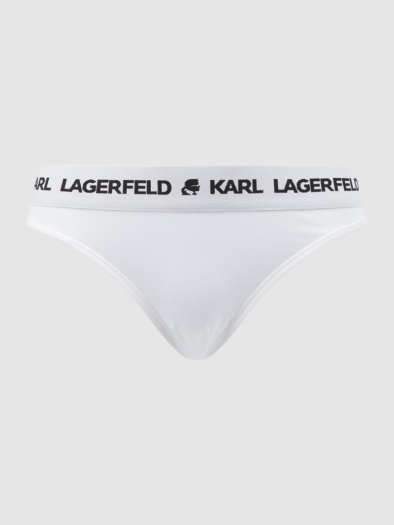 Tangaslip aus Lyocell in weiß