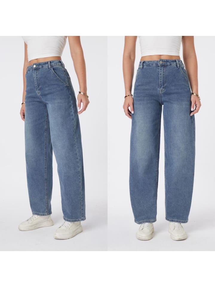 Ital-Design Jeans in Blau günstig kaufen