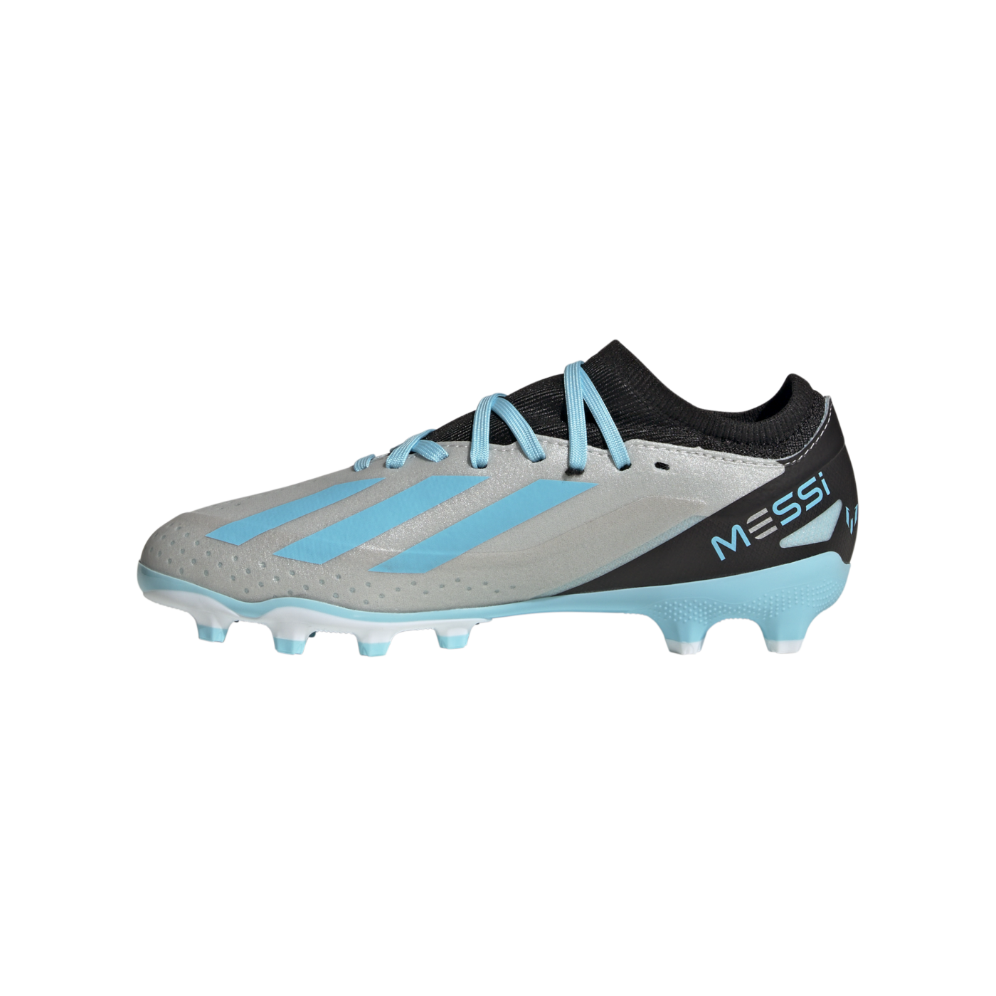 adidas X Crazyfast Messi.3 MG Kids Silber Blau