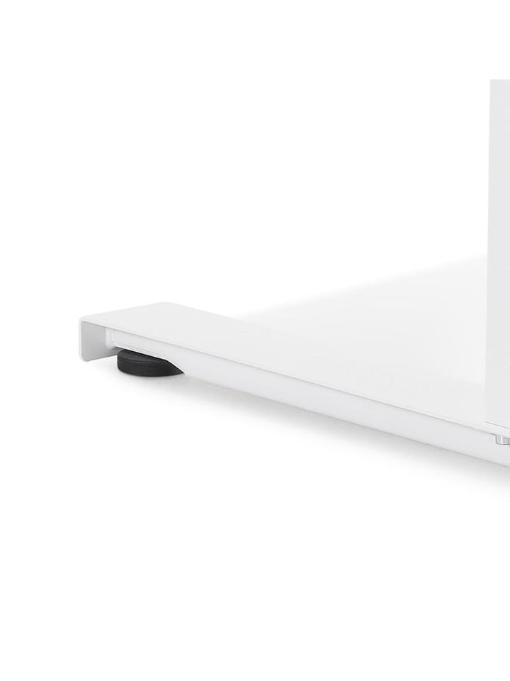 KADIMA DESIGN Schreibtisch 140x70 cm elektrisch höhenverstellbar ergonomisch in Braun-Weiß günstig kaufen