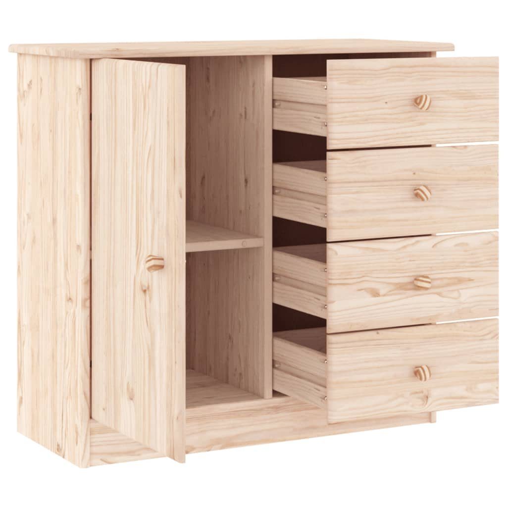 vidaXL Sideboard Sideboard ALTA 77x35x73 cm Massivholz Kiefer (1 St)