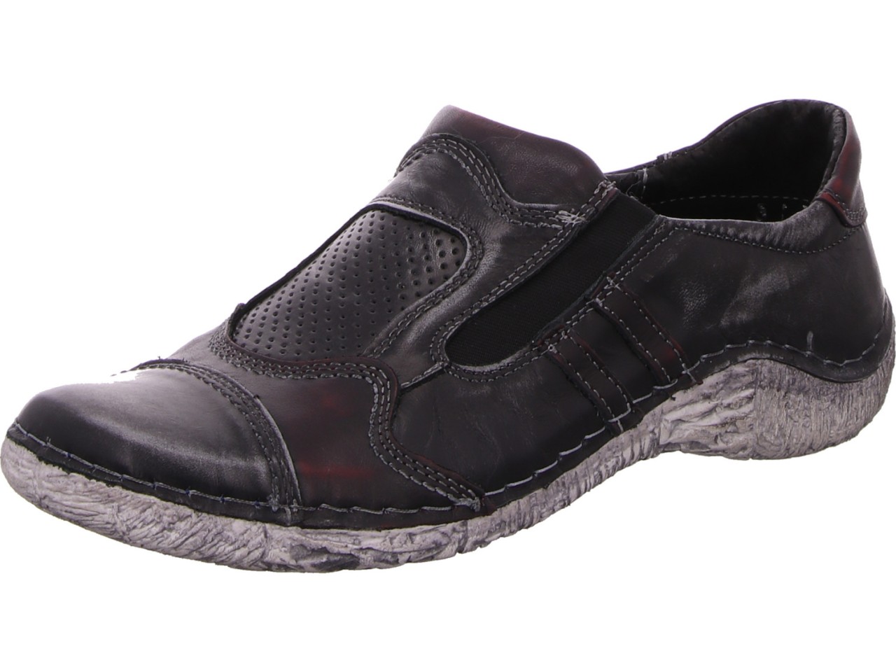 DIVERSE Komfort Slipper schwarz