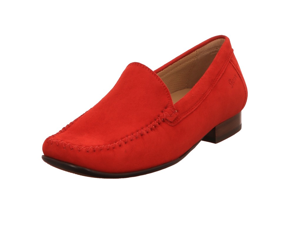 SIOUX Sportliche Slipper rot Campina