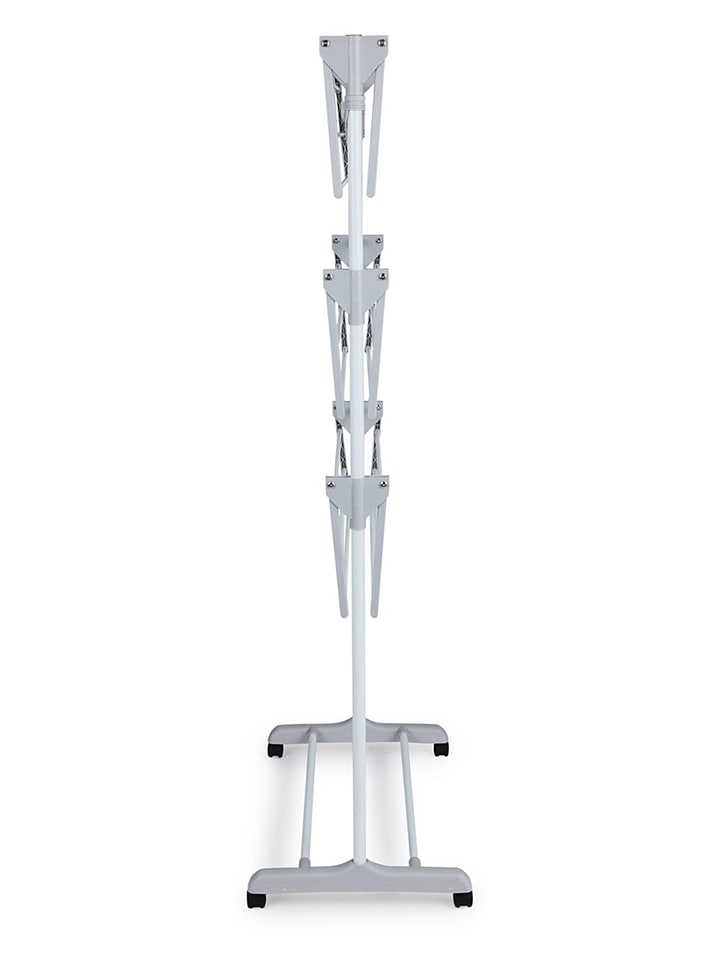 Lifa Living Wäscheständer in Weiß/ Grau - (B)126 x (H)160 x (T)57 cm günstig kaufen onesize