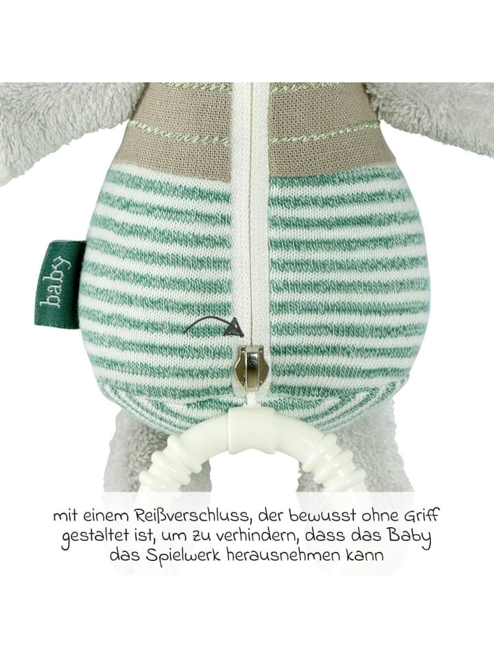 Fehn 3-tlg. Geschenk-Set zur Geburt Eselchen Exklusiv - in grau,gruen günstig kaufen onesize