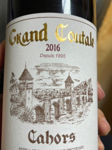 Clos La CoutaleGrand Coutale Cahors 2019