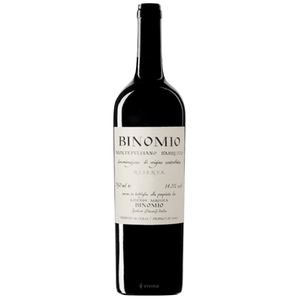 BinomioMontepulciano d'Abruzzo Riserva 2020