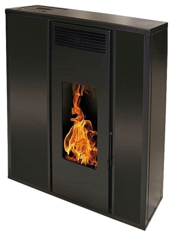interstoves Pelletofen Kimi 10, 8,8 kW, Zeitbrand, (1-tlg), ideal für den Flur, slim Pelletofen