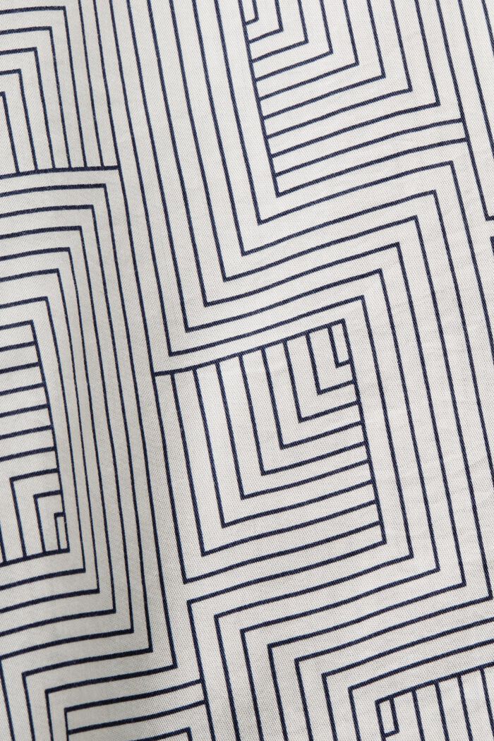 Satinhemd mit Print