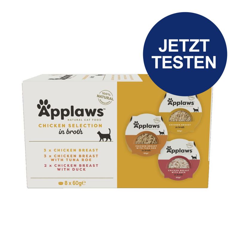 Probierpaket Applaws Cat Pot 8 x 60 g zu TOP-Preisen | bitiba %