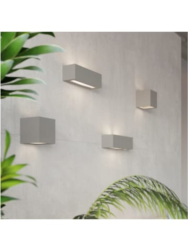 Nice Lamps Wandleuchte VEGA in Grau H 9,5cm  günstig kaufen onesize