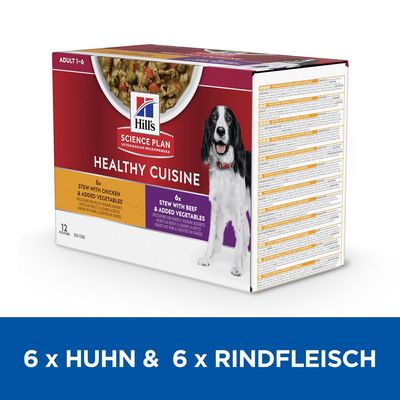 Hill's Science Plan Adult Healthy Cuisine mit Huhn & Rind