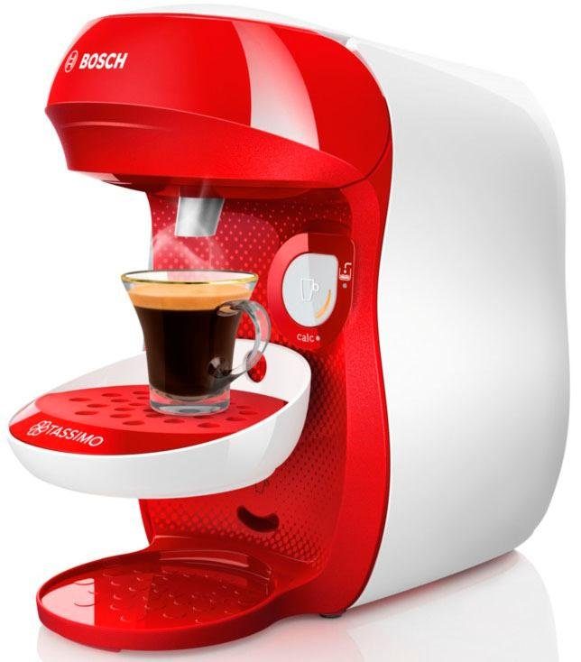 TASSIMO Kapselmaschine HAPPY TAS1006, 1400 W, vollautomatisch, geeignet für alle Tassen, platzsparend