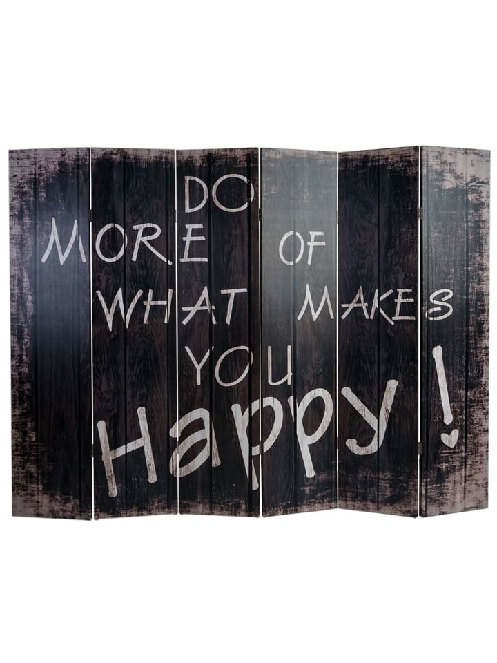 MCW Foto-Paravent im Shabby-Look, 180x240cm, Spruch günstig kaufen onesize