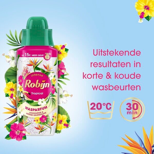 Robijn Intense Tropical Laundry Parfum 342 ml, 17 umytí