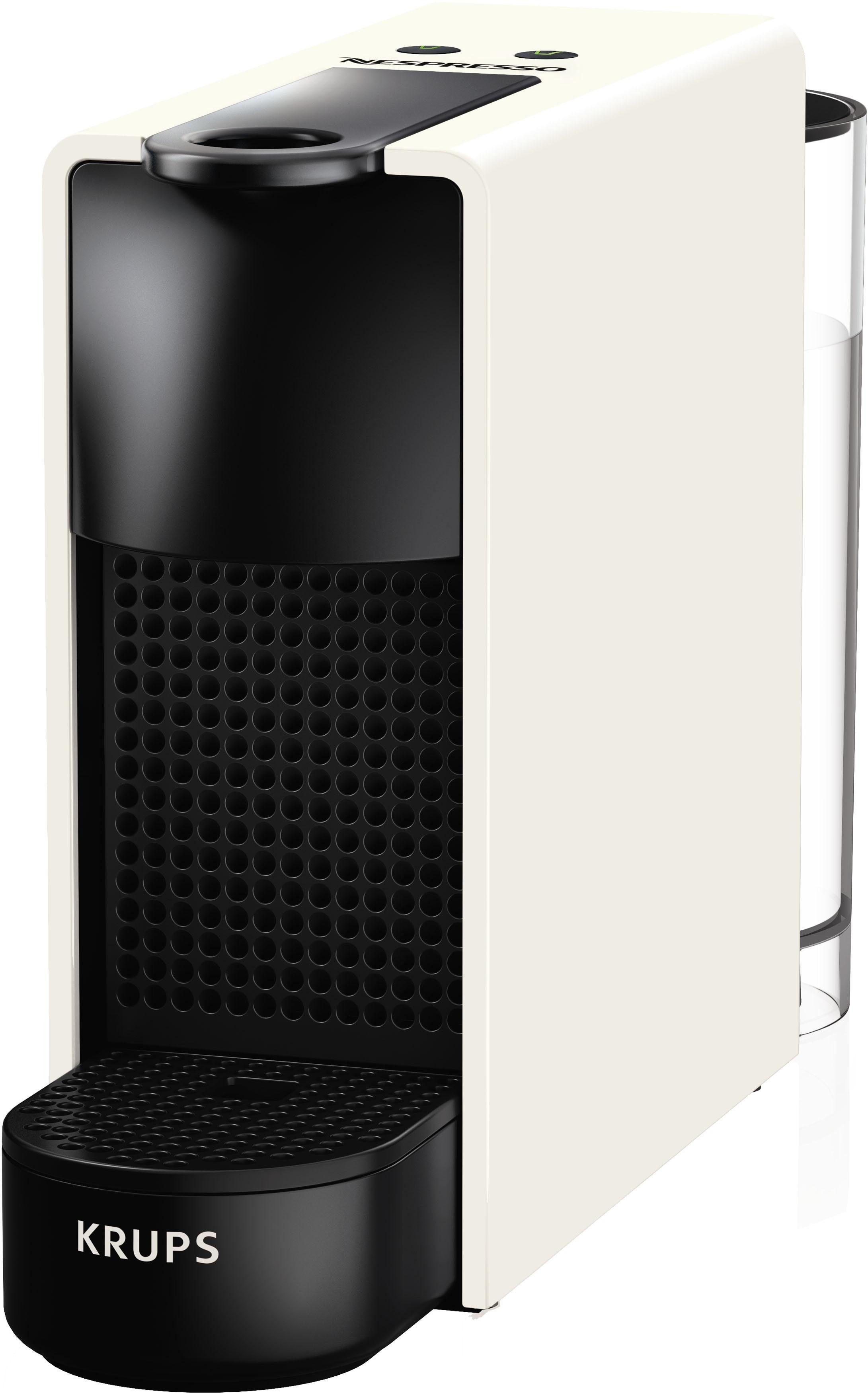 Nespresso Kapselmaschine XN1101 Essenza Mini von Krups, Wassertank: 0,6 L, inkl. Willkommenspaket mit 14 Kapseln