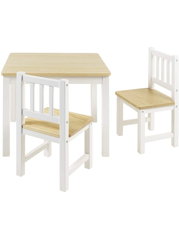 BOMI 3-tlg. Kindersitzgruppe Amy in Natur / weiß günstig kaufen onesize