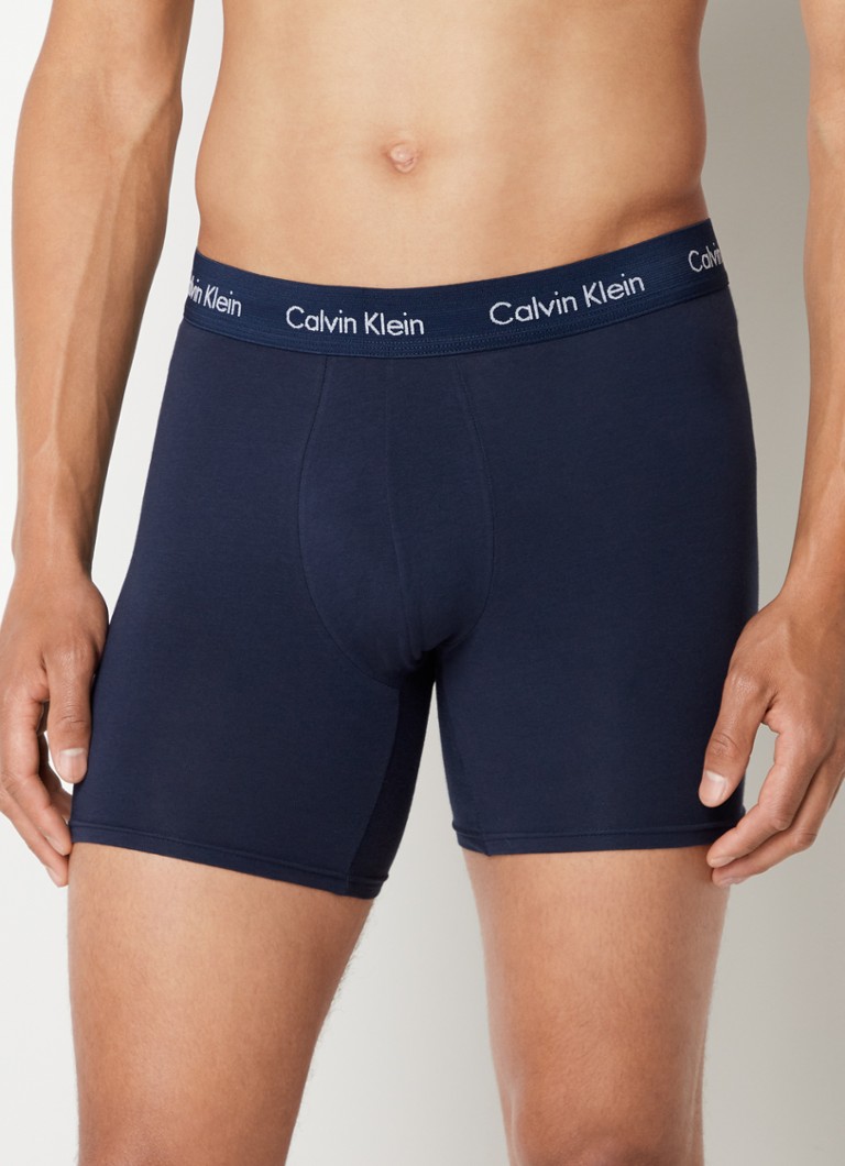 Calvin Klein Boxer Shorts with logo waistband in a 3-pack
