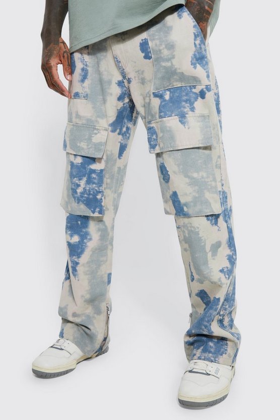 Lockere Camouflage Cargo-Hose