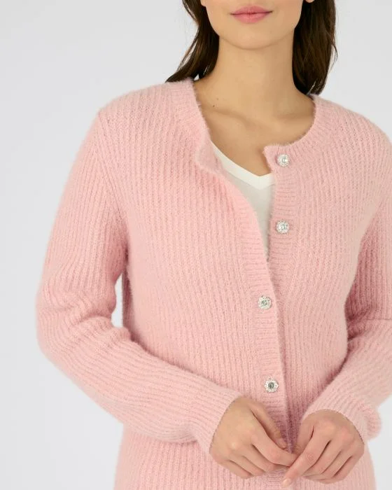 Cardigan maille perlée