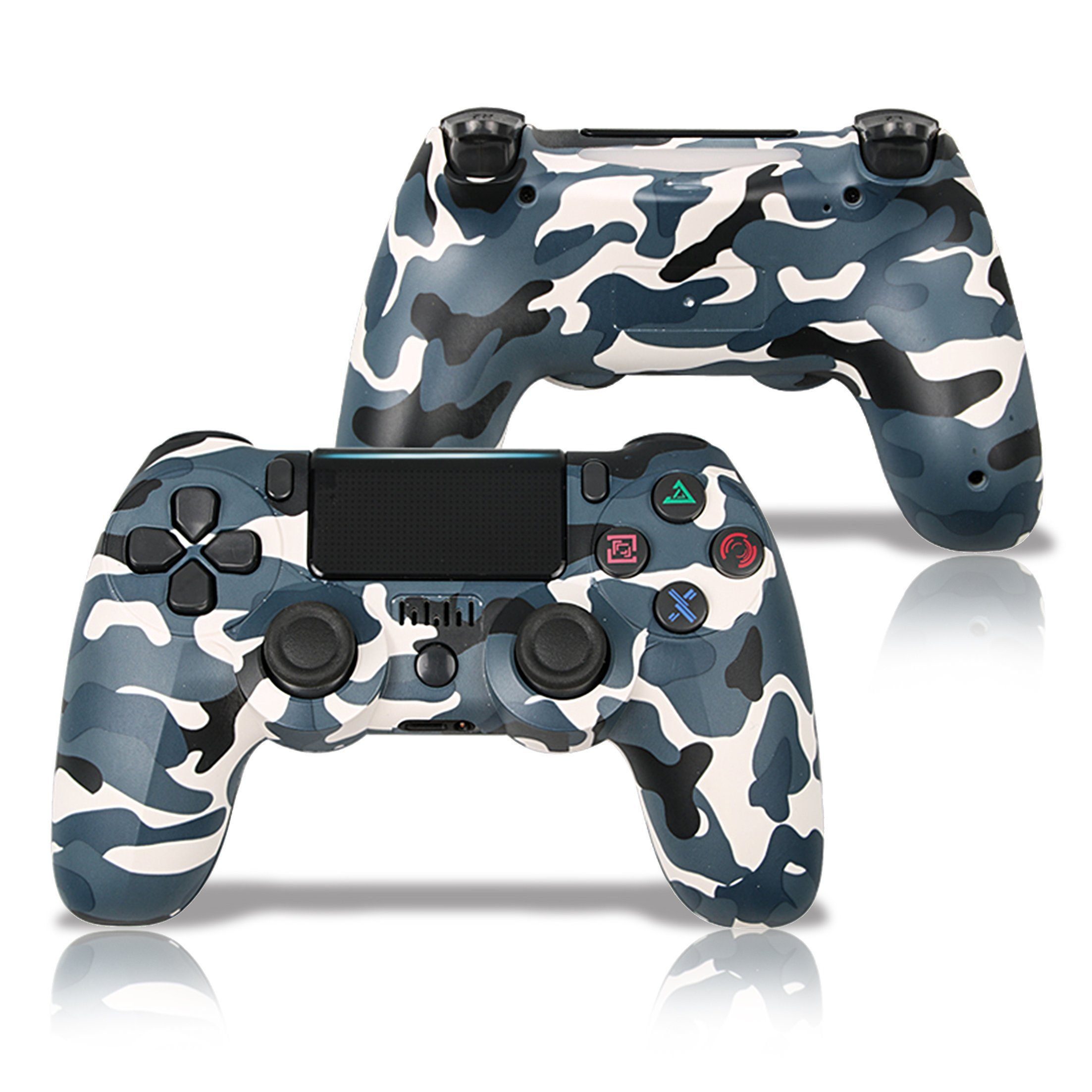 KINSI Gamepad,Game Controller, Wireless Controller für PS4,600mAh PlayStation 4-Controller