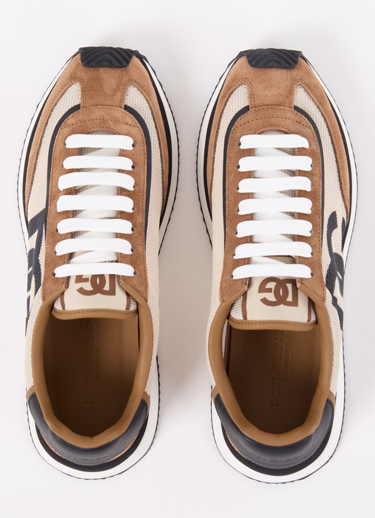 Sneakers Dolce & Gabbana Cushion con dettagli in pelle scamosciata e vitello