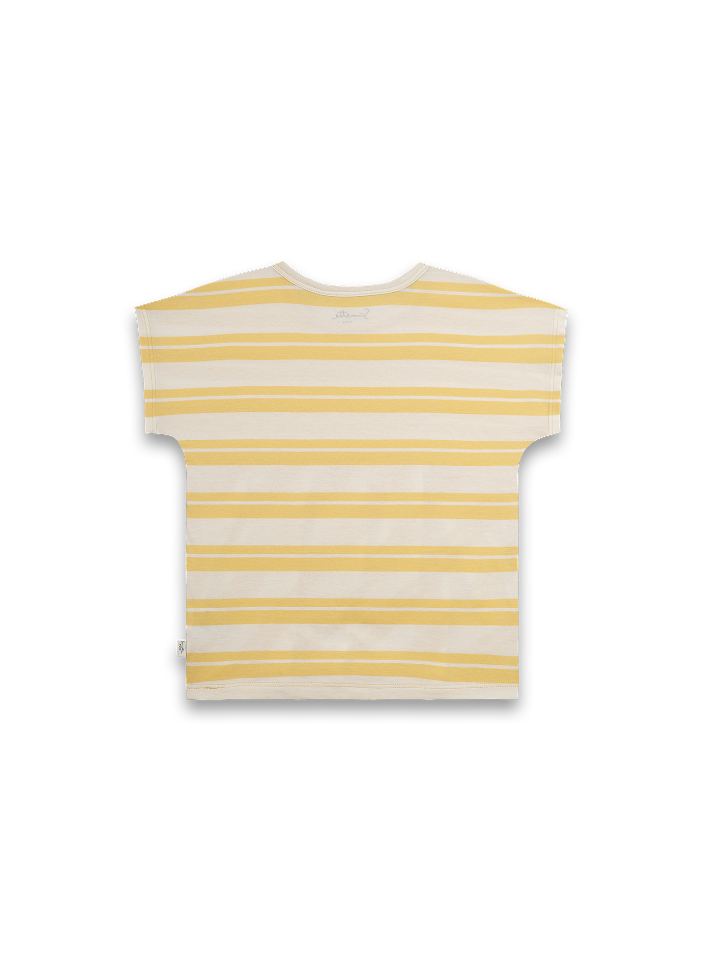 Mädchen T-Shirt Gelb Ringel