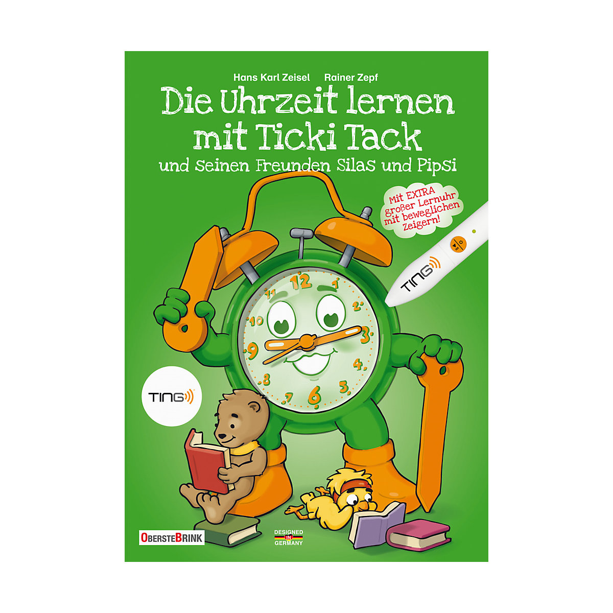 Ting: Die Uhrzeit lernen mit Ticki Tack und seinen Freunden Silas und Pipsi