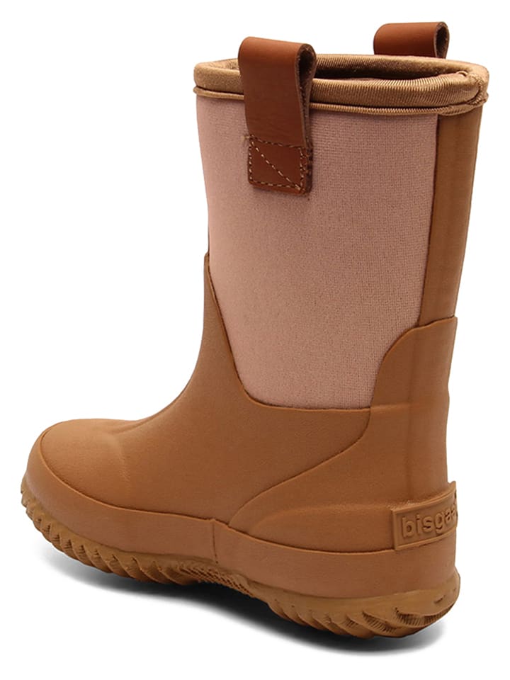 bisgaard Gummistiefel in Hellbraun/ Rosa günstig kaufen