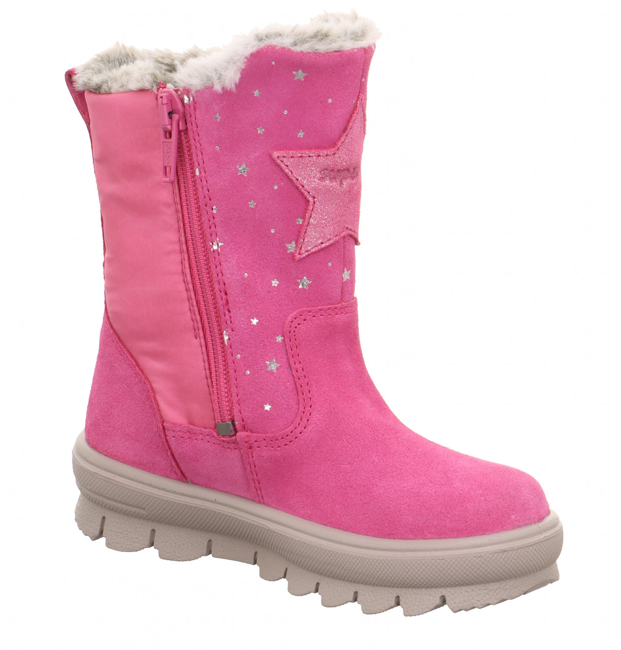 FLAVIA - Pink Stiefel mit Reißverschluss