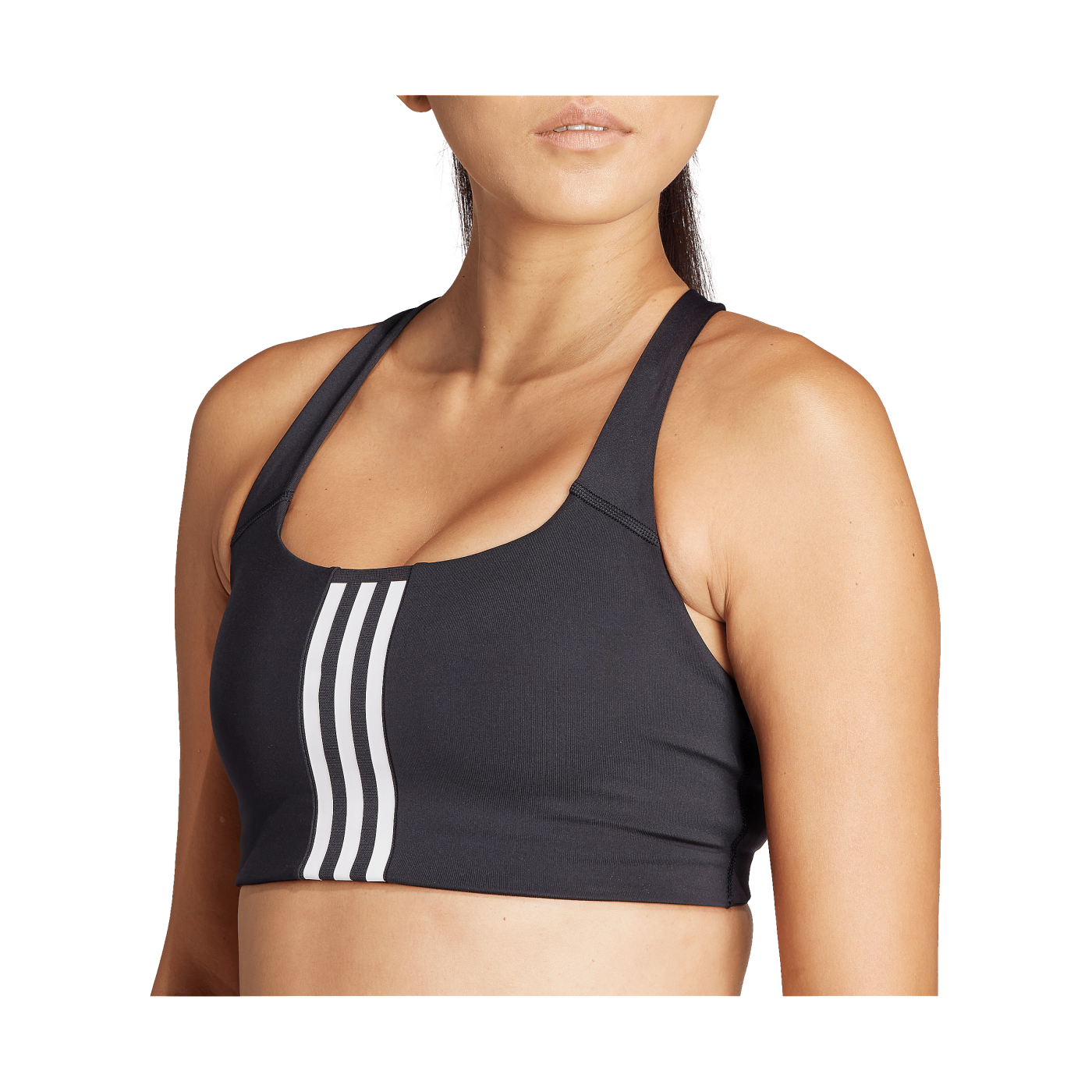 adidas 3S Pwim MS Sport-BH Damen Schwarz