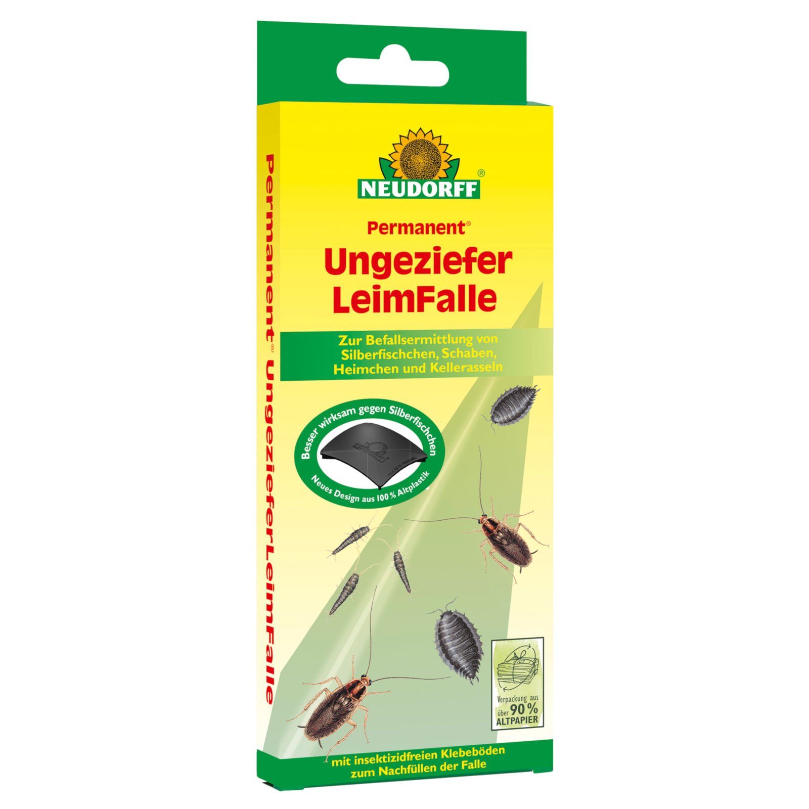 Neudorff Gartenpflege-Set Permanent Ungeziefer Leimfalle - 2 Stück