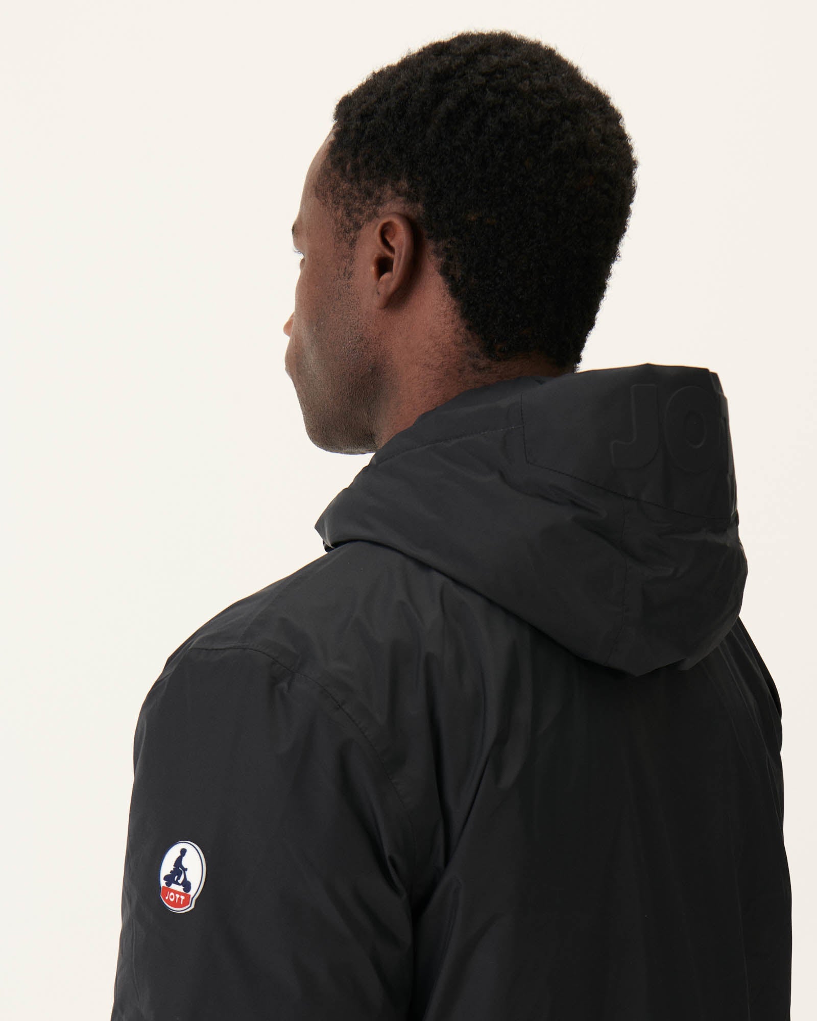 Doudoune longue réversible à capuche Noir Amsterdam