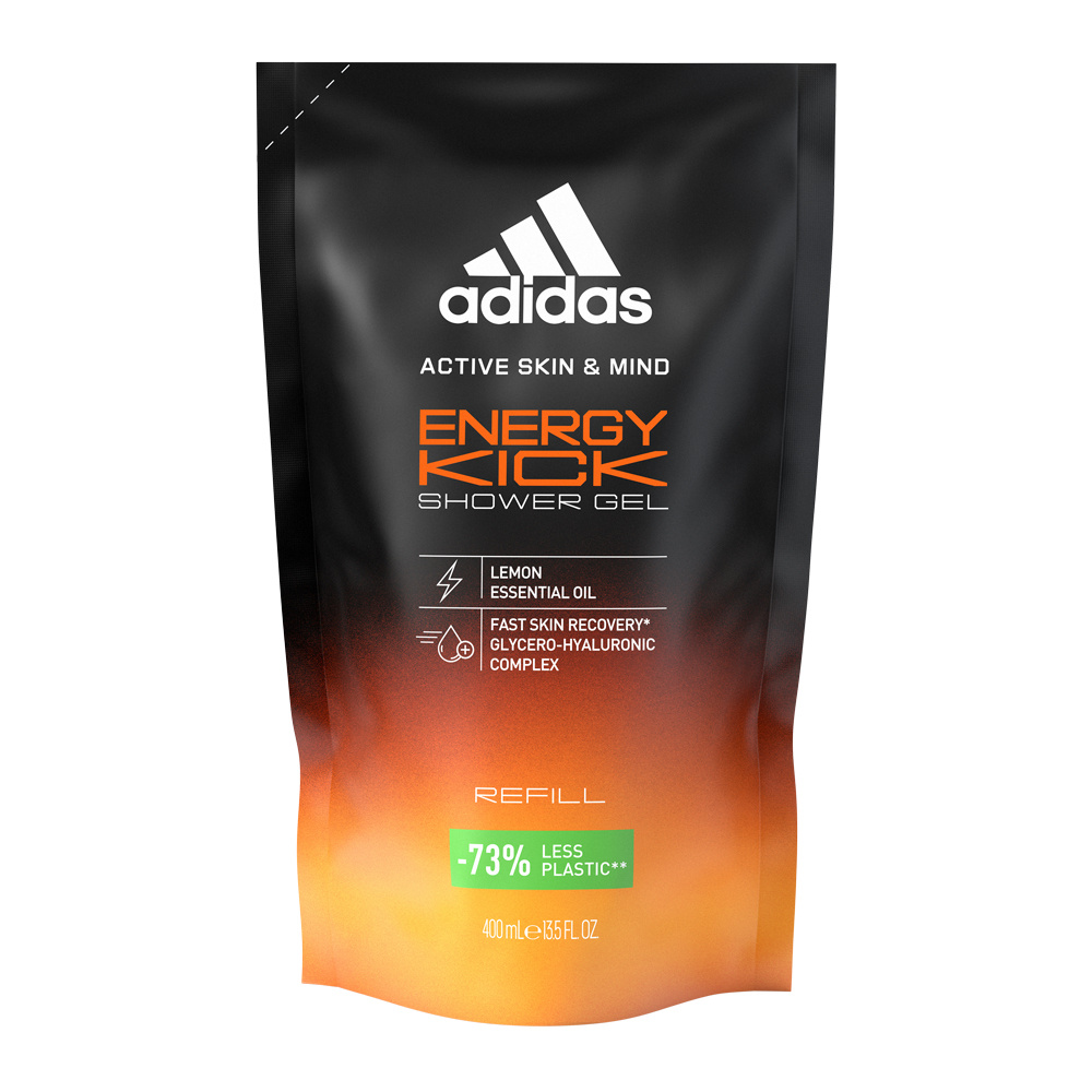 adidas Active Skin & Mind - Recharge Energy Kick Homme 400 ML Recharge - Gel Douche