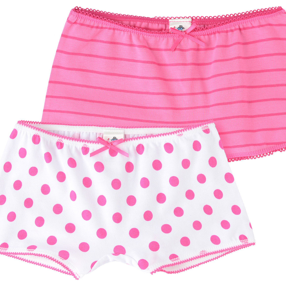 2 Mädchen Pantys in verschiedenen Dessins