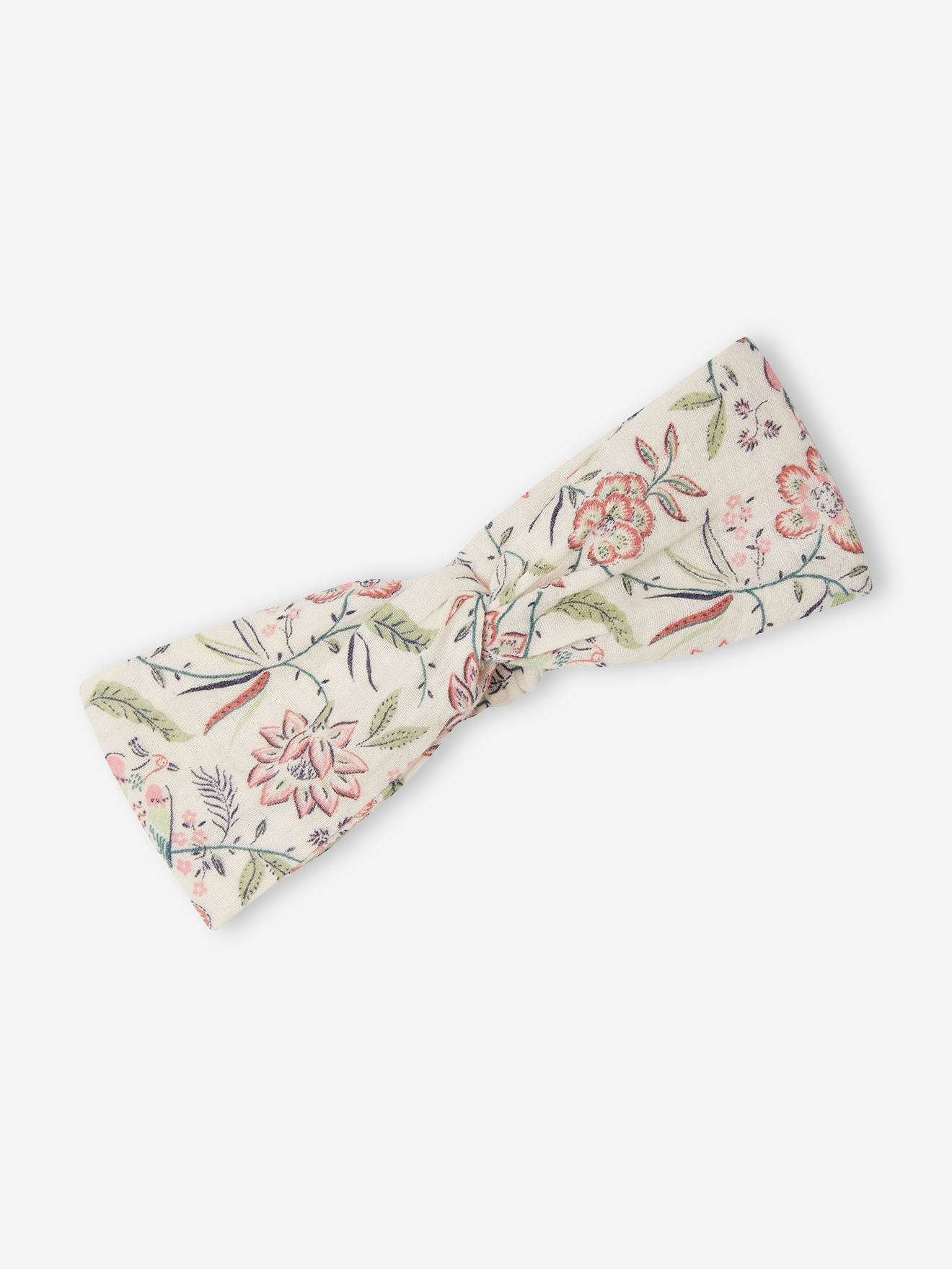 Vertbaudet Baby-Set: Musselinkleid & Haarband, Muttertags-Capsule - vanille