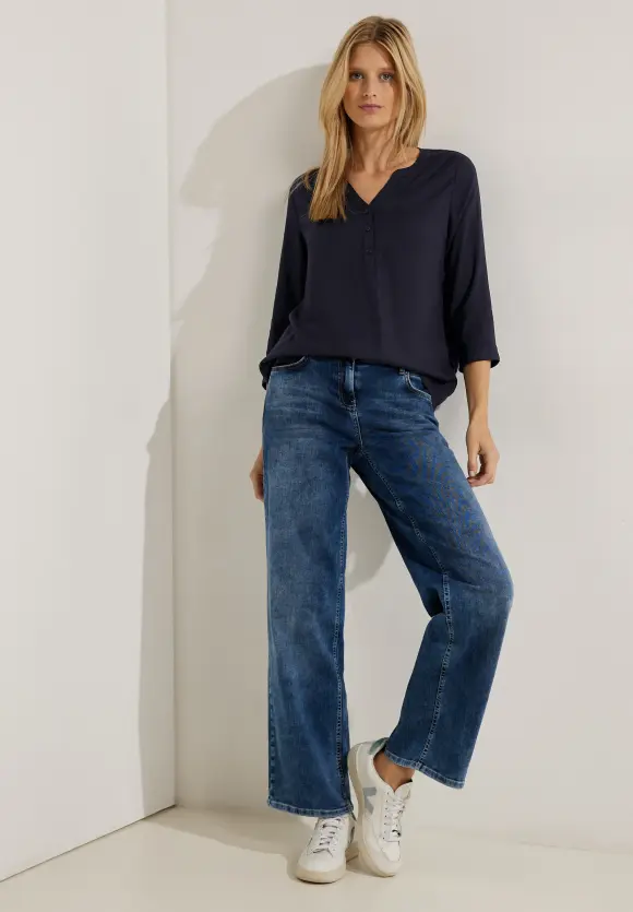 CECIL Viskose Bluse mit 3/4 Arm
