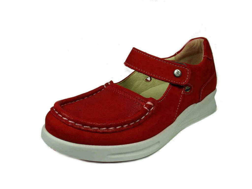 WOLKY Komfort Slipper rot