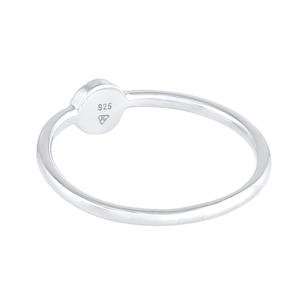 Elli Elli Bague Bague à empiler pour femme - Blogueur de la tendance de base Geo Plaqu Bague