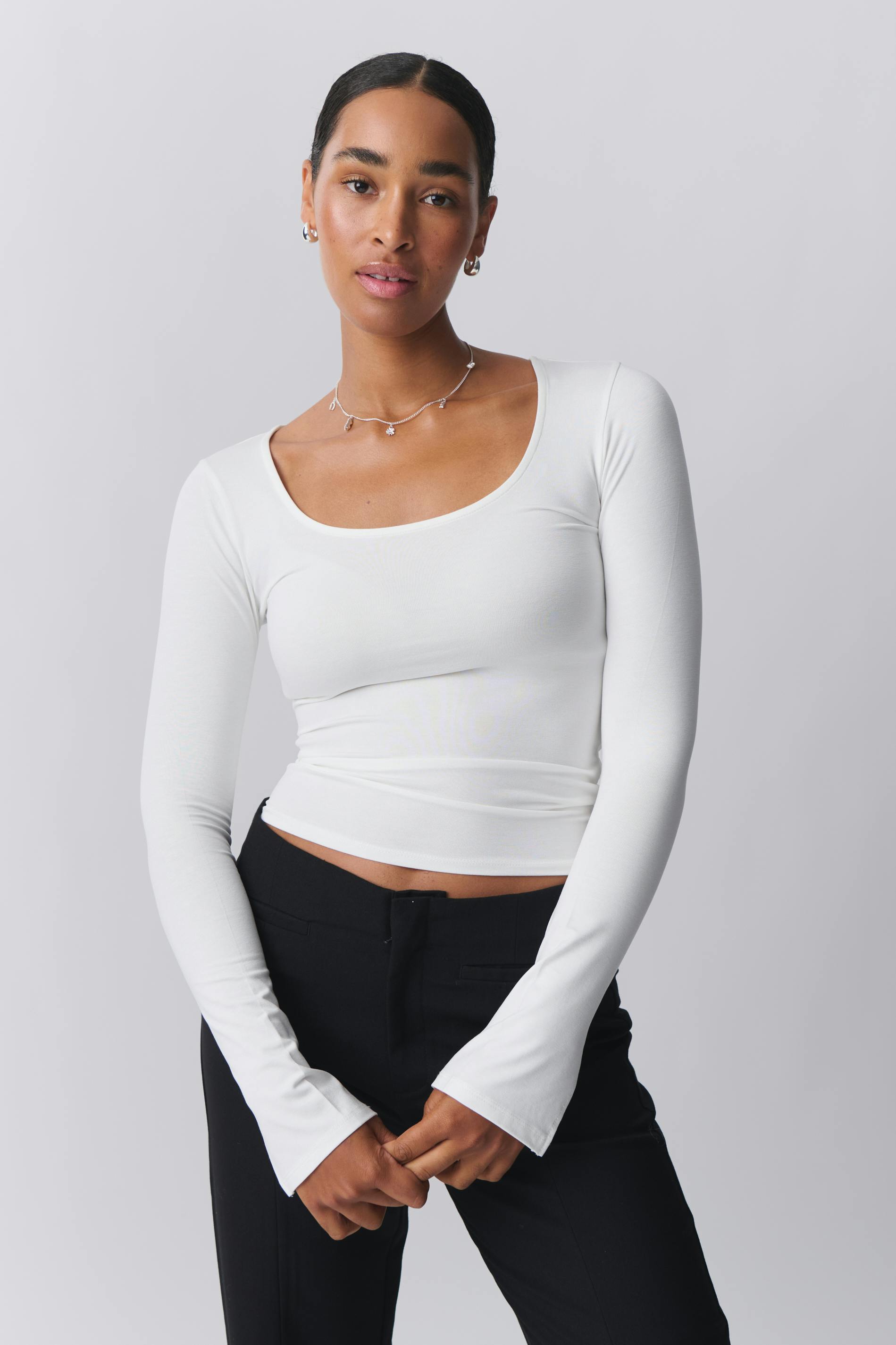 Soft touch jersey top