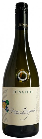2020 Grauer Burgunder halbtrocken - Weingut Junghof (Undenheim)