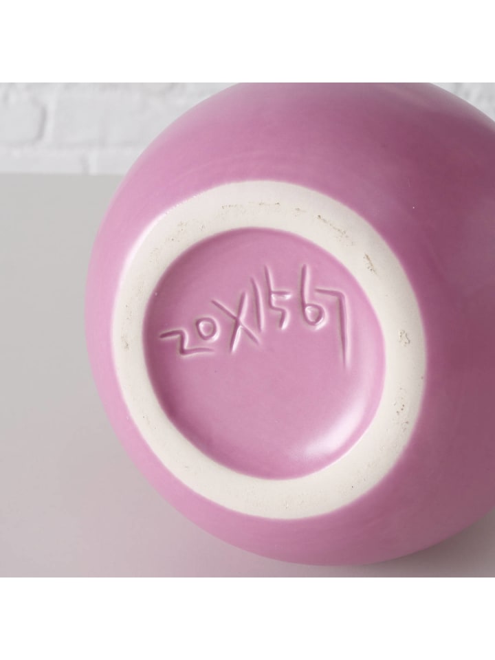 Boltze Dekovase in rosa günstig kaufen onesize